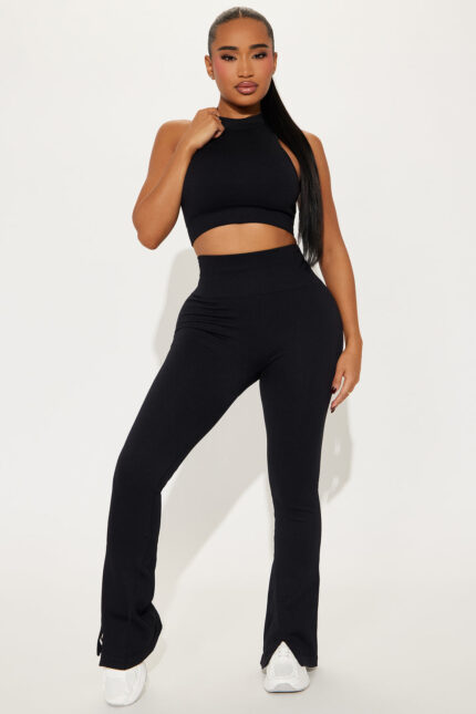Reach Up Effortless Seamless Active Legging - Black