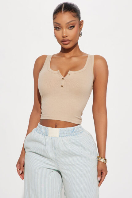 Georgia Tank Top - Sand