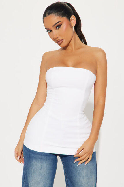 Properly Perfect Tube Top - White
