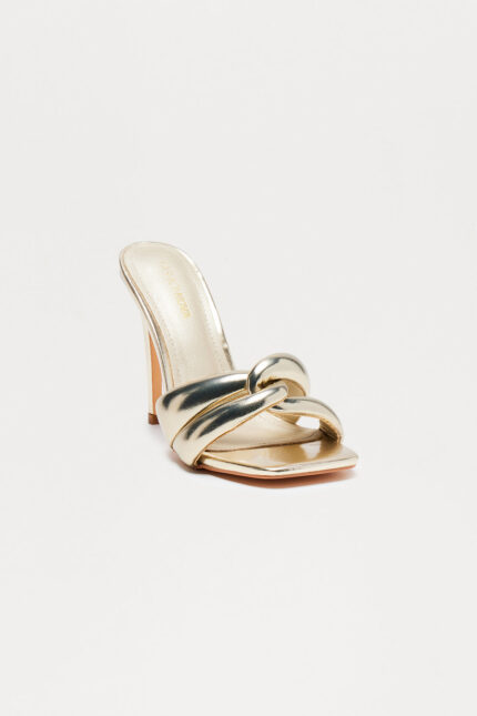 Romina Knot Heels - Gold
