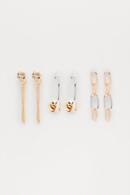 Got Motion 3 Pack Earring Set - Multi Color