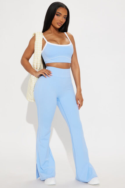 Passing Shot Active Yoga Pant - Light Blue