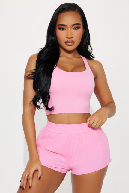 Last Serve Active Top - Bubblegum Pink