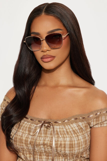 Sunset On The Beach Sunglasses - Brown