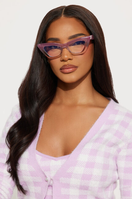 Trust Your Instincts Bluelight Glasses - Purple/combo