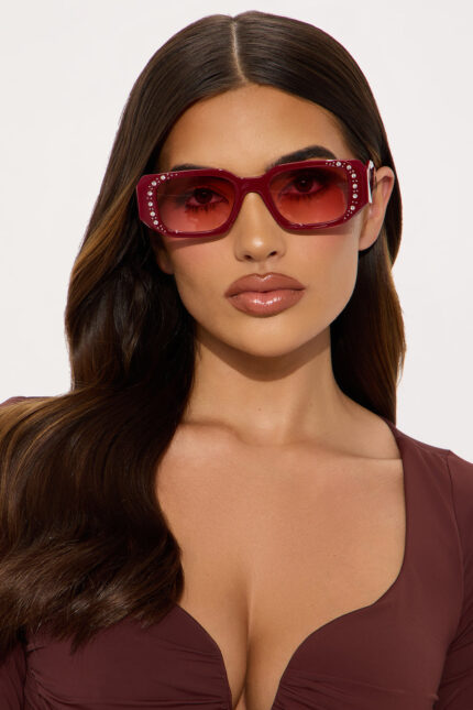 Shine Bright Sunglasses - Red