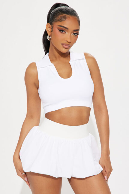 Social Sport Flex Seamless Sports Bra - White