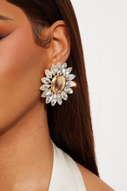 June Nights Floral Earrings - Multi Color