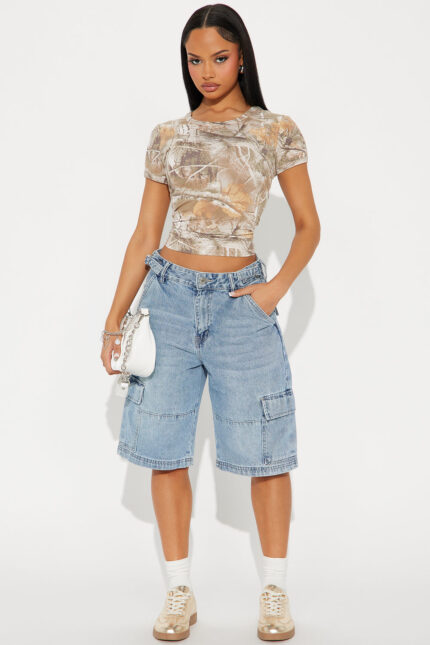 Hackney Cargo Denim Jorts - Vintage Wash