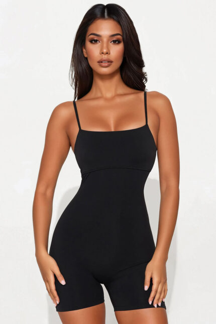 Harper Active Romper - Black