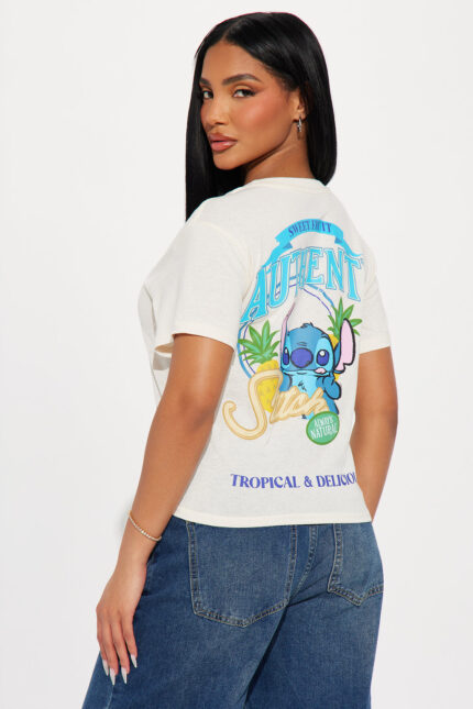 Stitch Fresh Pineapple Tee - Ivory