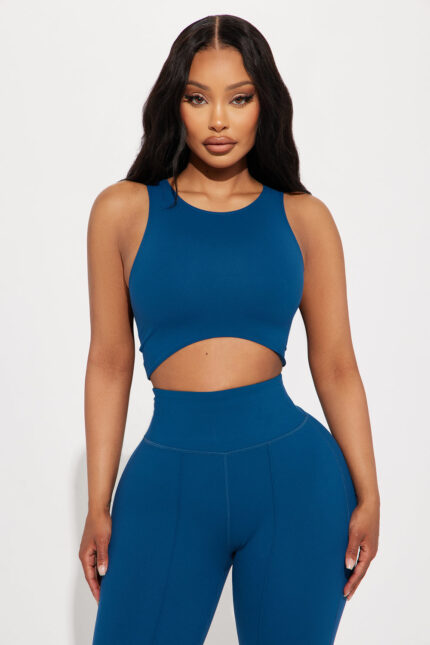 So Curvy Super Soft Active Sports Bra - Navy