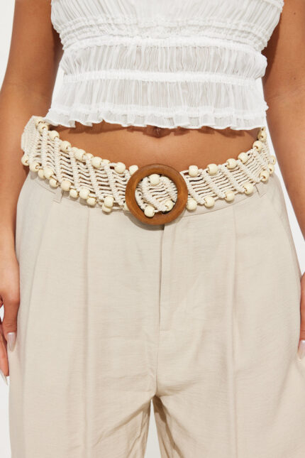 Cabo Getaway Belt - Ivory