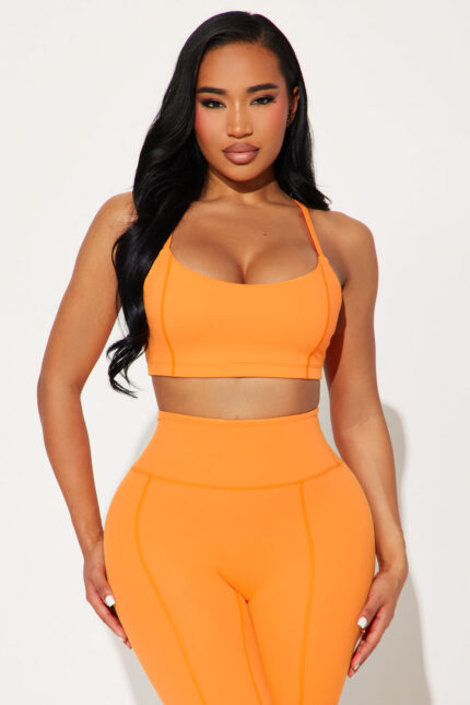 Sweat Out Super Soft Sports Bra - Tangerine