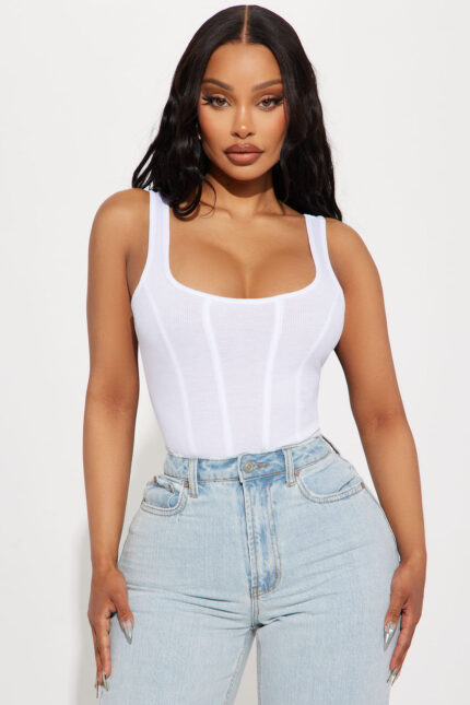 Everyday Slay Tank Top - White