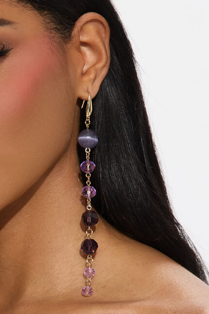 Showing My True Colors Earrings - Purple