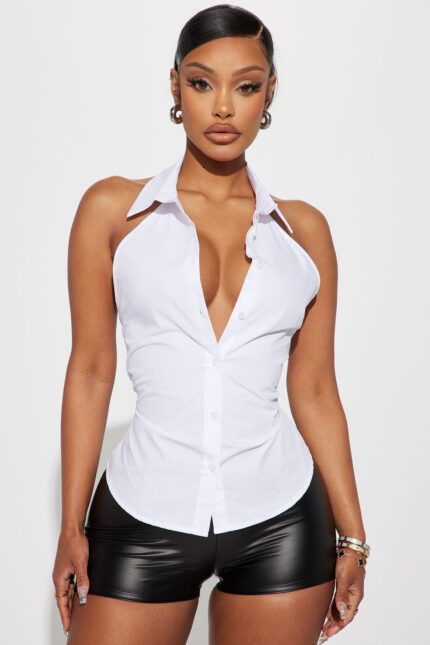 First Crush Poplin Shirt - White