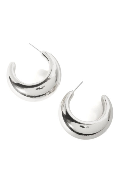 Your Go To Hoop Earrings - Silver