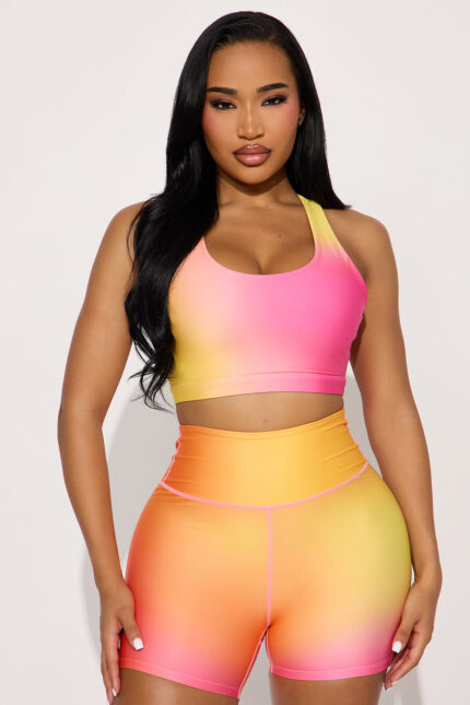 Sweet Moves Elevate Active Set - Fuchsia/combo