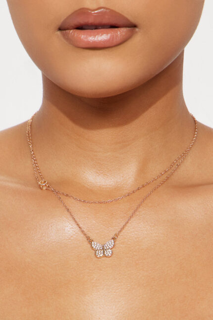 Starlight Wings Necklace - Gold