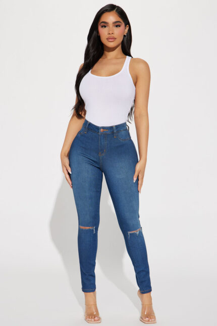 Petite Canopy Jeans - Medium Wash