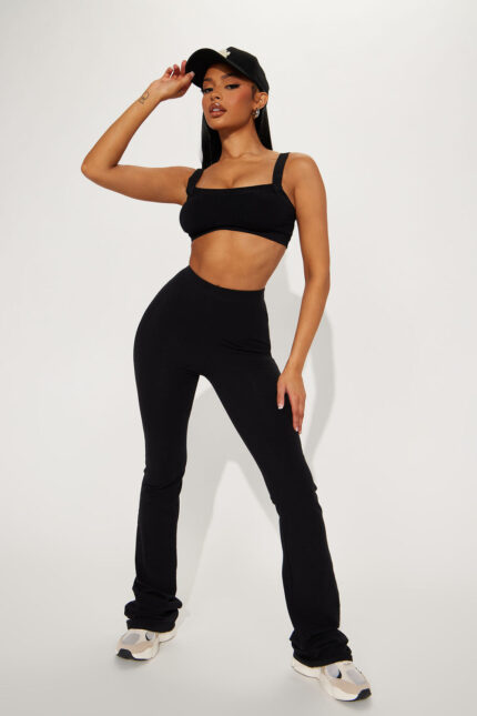 Tall Adriana Flare Pant - Black