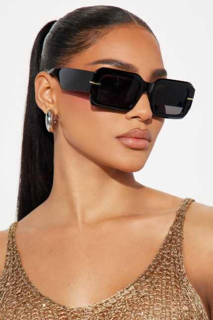 I'm Done With You Sunglasses - Black