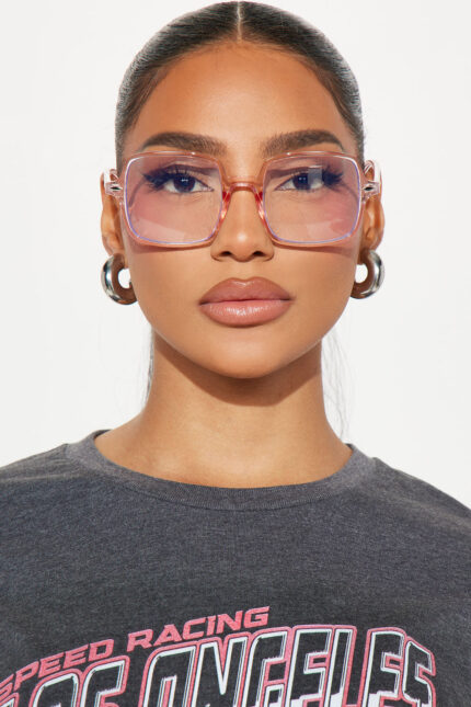 Keeping Things Fun Blue Light Glasses - Pink