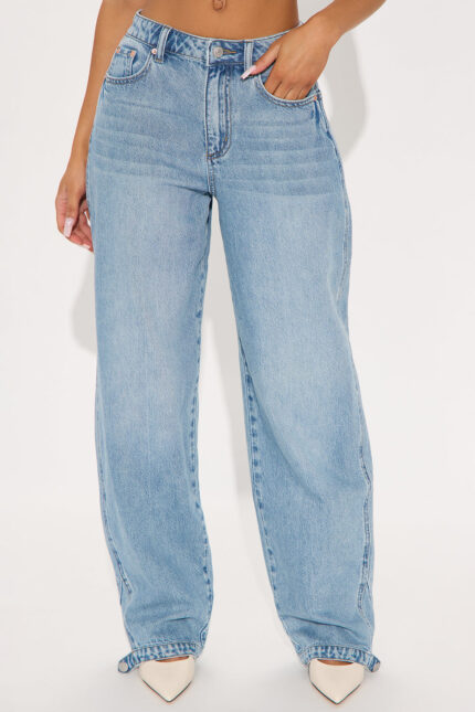 Niya Non Stretch Taper Leg Jeans - Vintage Wash