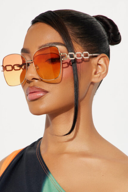 Tea At The Beverly Sunglasses - Orange/combo
