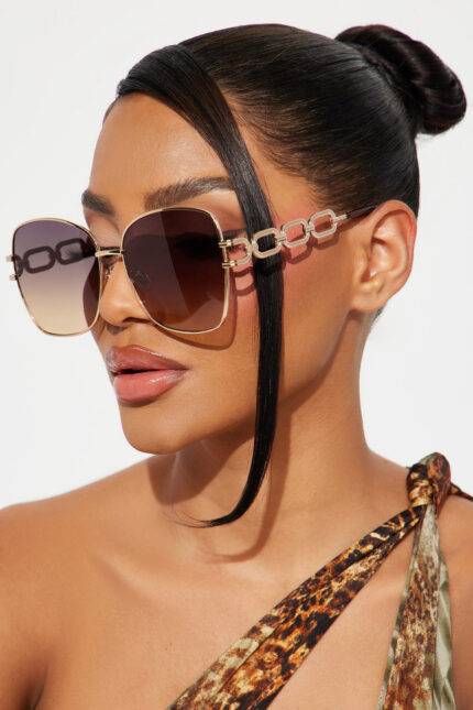 Tea At The Beverly Sunglasses - Brown/combo