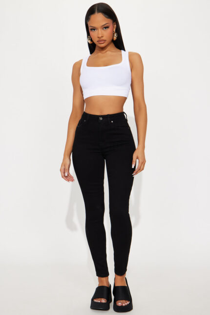 Midnight Rush Stretch Skinny Jeans - Black