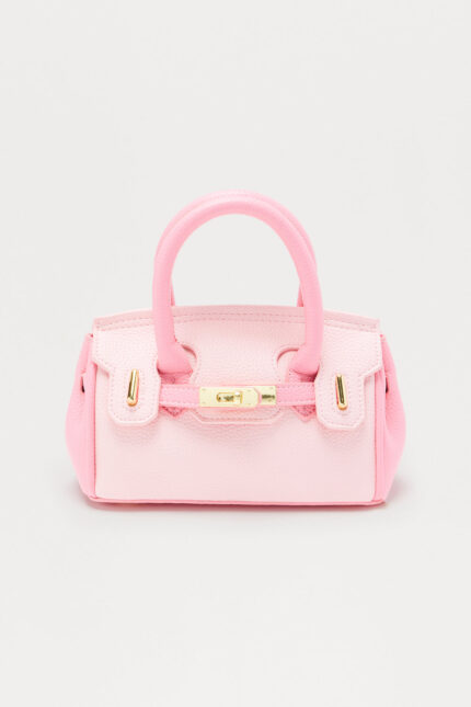Daydream Colorblock Satchel Handbag - Pink