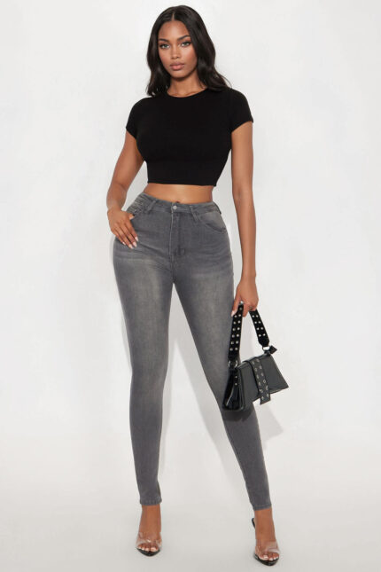 Tall Jessica Skinny Jeans - Grey