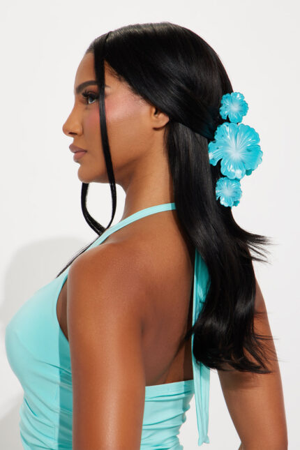 Kailani 3 Piece Claw Clip Set - Blue