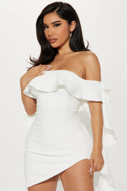 Carolina Mini Dress - White
