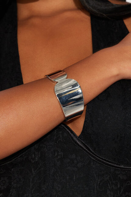 Marie Cuff Bracelet - Silver