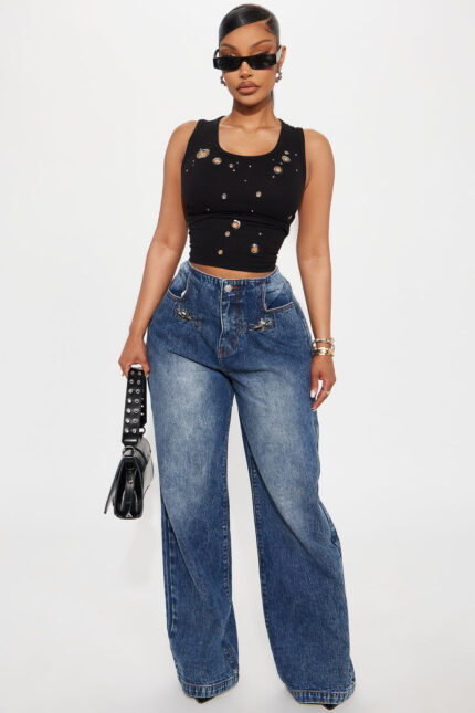 Northside Baggy Jeans - Medium Wash