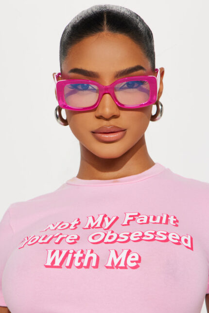 She's So Extra Blue Light Glasses - Pink