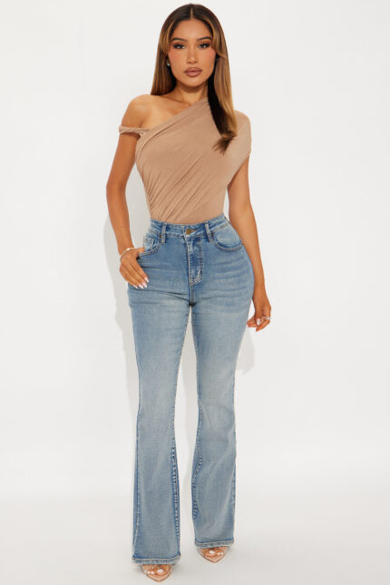 Petite Gemma Sculpting Stretch Bootcut Jeans - Vintage Wash
