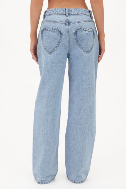 Match Made In Heaven Straight Leg Jeans - Light Wash
