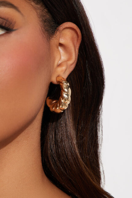 Verona Hoop Earrings - Gold