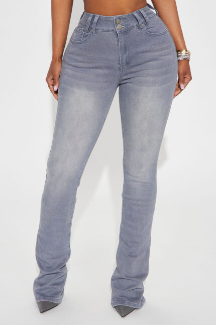 Fatal Attraction Stretch Bootcut Jeans - Blue