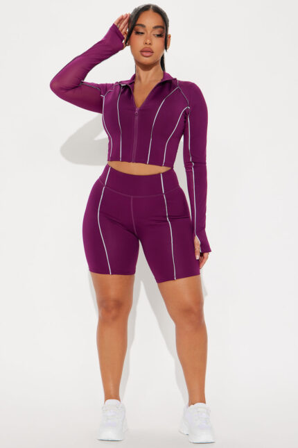Now You See Elevate Active Set - Plum