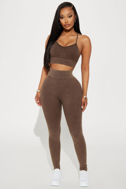 Major Body Active Legging - Brown