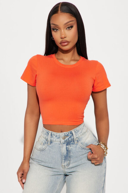 Robin Crop Top - Orange
