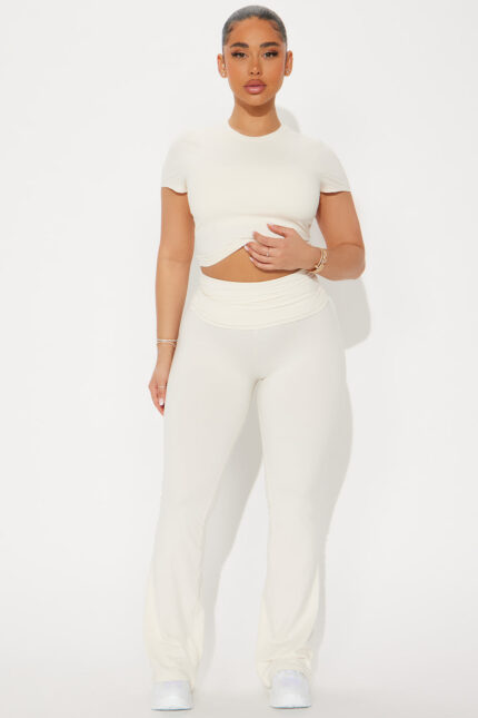 Peaceful Mind Active Yoga Pant - Cream