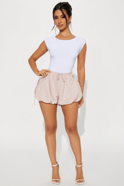 Staying Cutesy Bubble Short - Blush