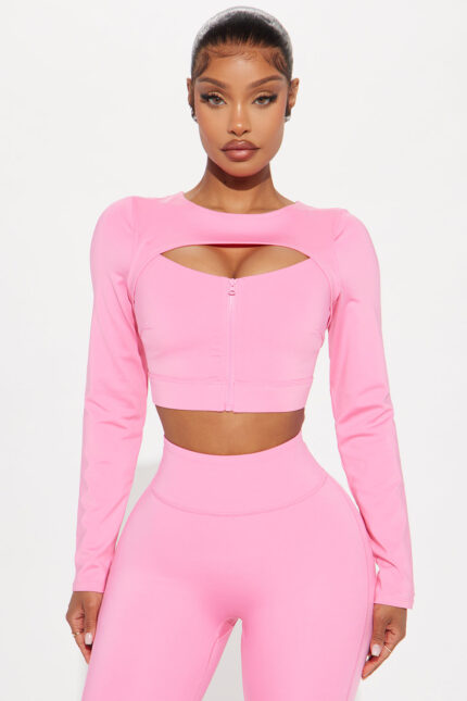 Pirouette Elevate Active Top - Bubblegum Pink