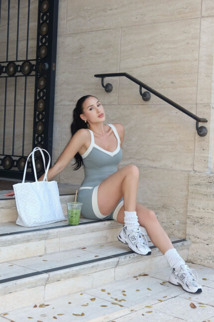 Feel The Breeze Active Tank - Sage